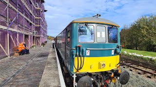 Oswestry Hertiage Railway Cab ride in the Class 73with Clive the driver Oswestry to Western wharf [upl. by Shimkus885]