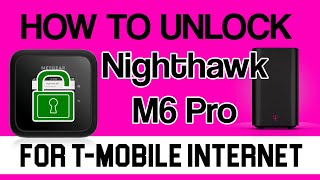 How to unlock ATampT Netgear Nighthawk M6 Pro Hotspot and use on TMobile Home Internet [upl. by Adriano]