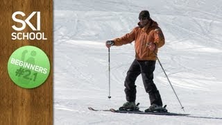 Beginner Ski Lesson 21  Committing to the Downhill Ski [upl. by Jennette745]