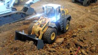 PROTOTYPE  RC WHEEL LOADER PREMACON LIEBHERR 576  ALSFELD RC CONSTRUCTION SITE [upl. by Hameerak546]