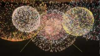 Fireworks From Above  Finale  Synchronized to Music  HD 1080p [upl. by Ellehcit]