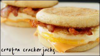 Homemade McDs Egg McMuffins  How to Make Your Own McMuffin [upl. by Euginom]