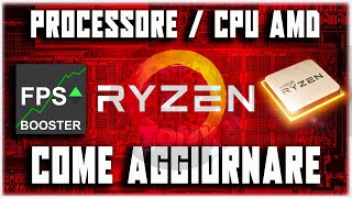 COME AGGIORNARE IL PROCESSORE AMD RYZEN SU WINDOWS 10 E 11  TUTORIAL 2024 windows11 tutorial [upl. by Genet712]