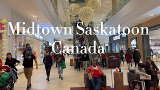 Downtown walking tour Saskatoon Canada [upl. by Sivehc]