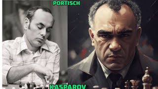 PORTISCH 🆚 GARRY KASPAROV 1983 [upl. by Adnalu]