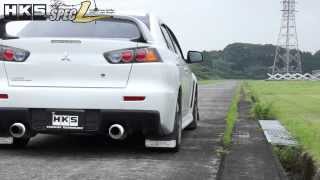 MITSUBISHI LANCER EVOLUTION X CZ4A HKS Hipower SpecL [upl. by Adnihc]