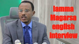 Lamma Magarsa on BBC English Lammaa magarsa turtiiBBC News ለማ መገርሳLamma Magarsa speech 2022 [upl. by Kusin]