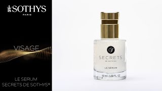 Le Sérum Secrets de Sothys®  Produit et efficacité  Sothys [upl. by Germano279]