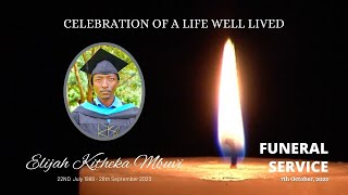 Bro Elijah Kitheka Mbuvi  Funeral Service [upl. by Varini]