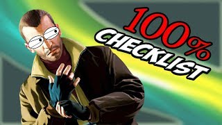 GTA IV 100 CHECKLIST  GUIDE BEST Order of Completion [upl. by Teerprah]