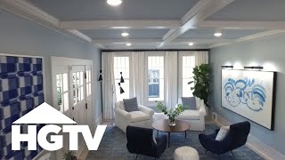 90Second Interior Tour  Urban Oasis 2017  HGTV [upl. by Rellim]