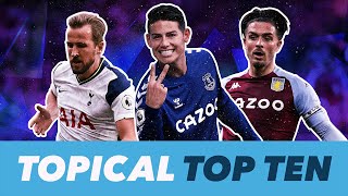 The Ten Best Premier League Players of the Season So Far  TopicalTopTen [upl. by Nawk]