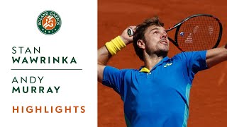 Stan Wawrinka v Andy Murray Highlights  Mens SemiFinal 2017  RolandGarros [upl. by Naltiac935]