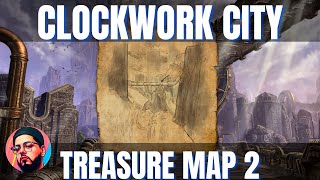 Clockwork City Treasure Map 2 Elder Scrolls Online ESO [upl. by Tildi504]