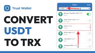 How To Convert USDT to TRX on Trust Wallet 2024 [upl. by Gustafsson]