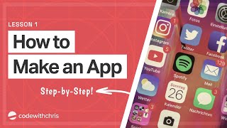 How to Make an App for Beginners 2020  Lesson 1 [upl. by Gaudette91]