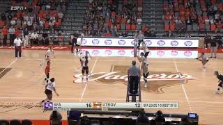 UTRGV Volleyball Drops Conference Opener to SFA [upl. by Fong]