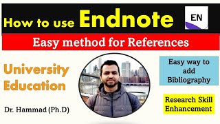 How to use endnote for references in MS word [upl. by Primrosa]