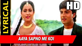 Aaya Sapno Me Koi With Lyrics  वापसी साजन की  अलका याज्ञिक  Ashwini Bhave Shoaib Khan [upl. by Aicilram]