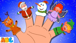 Christmas Finger Family Song  Best Christmas Carols for Kids By AllBabiesChannel [upl. by Ezarra]