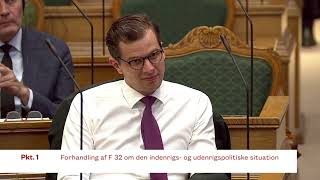 Morten Messerschmidts tale til Folketingets afslutningsdebat 2024 [upl. by Petty]