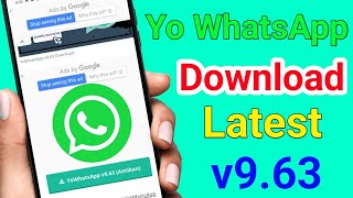 how to download yowhatsapp  yowhatsapp download kaise kare [upl. by Enitsirk722]