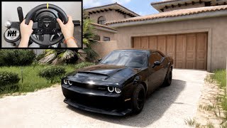 Forza Horizon 5 Dodge Demon Thrustmaster TX Steering Wheel Gameplay [upl. by Akinom]