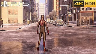 Marvels SpiderMan Miles Morales PS5 4K 60FPS HDR  Ray tracing Gameplay  Full Game [upl. by Avivah931]