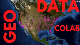 Easy coding to Visualize Geospatial Data in Python  NEW Tutorial in COLAB [upl. by Hgielek]