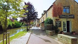 Bourton on the water The Venice of the Cotswolds Morning stroll around a unique English village [upl. by Ulda153]