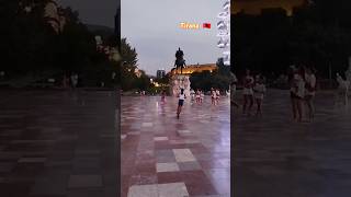 Skanderbeg Square Tirana travel vlogger albanian [upl. by Celinda246]