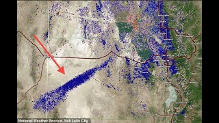 A SWARM OF LOCUST SO BIG HITS UTAH SO BIG WEATHER RADAR PICKED IT UP ALL WHILE BIDEN SLAMMED ISRAEL [upl. by Arrahs]