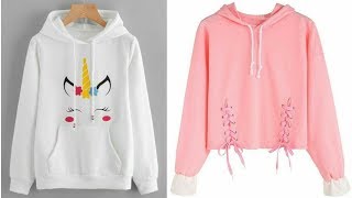 Latest amp Trendy Designer Hoodies Collection For Teenage Girls  Best Hoodies Design Collection 2018 [upl. by Cathleen61]