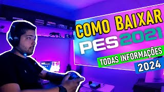 COMO BAIXAR PES 2021 download PC atualizado [upl. by Tnecnivleahcim]