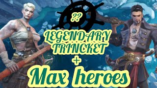 New plot  Max hero rank  Legendary trincket pull in sea of conquest  Episode 6 [upl. by Saidel]