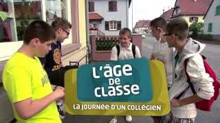 Lâge de classe  la journée dun collégien CG67 [upl. by Amilah]