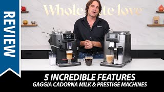 5 Incredible Features of Gaggia Cadorna Specialty Coffee Machines [upl. by Kimberlee986]