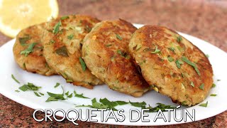 ¿Tienes atún en lata ¡Haz estas deliciosas CROQUETAS DE ATÚN en pocos minutos  Come como príncipe [upl. by Hgielime566]