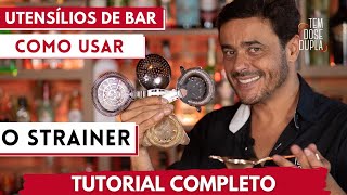 UTENSÍLIOS DE BAR  Strainer  DICA DE MESTRE EP 02 [upl. by Jeraldine]