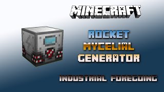 Rocket Mycelial Generator 💎 Minecraft Industrial Foregoing Tutorial 💎 Deutsch [upl. by Vittorio]