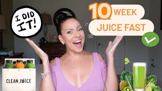 10 Week Juice Fast Complete  Heres How It Went [upl. by Nuhsyar]