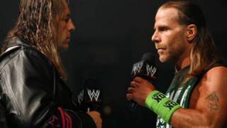 Raw Bret Hart encounters Shawn Michaels for the first time [upl. by Ladin]