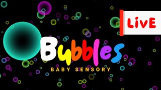 Live  Neon Bubbles Sensory Video  Happy Sensory Videos  Autism ADHD Sensory Therapy with Chill Ou [upl. by Turley]