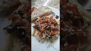 Spicy Casarecce Pasta with Baby Spinach pasta asmr cooking [upl. by Schertz]