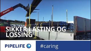 Pipelife Sikker lasting og lossing [upl. by Costanzia]