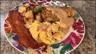 BREAKFAST FOR DINNER COUNTRY FRIED STEAK WITH BISCUITS AND GRAVY😁😁 [upl. by Ame]