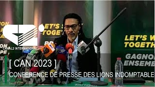 🚨 CAN 2023  Sénégal 3  1 Cameroun  Rigobert Song conférence daprès match [upl. by Junko738]