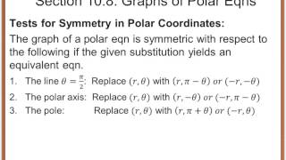 108 Graphing Polar Eqns [upl. by Luhe742]