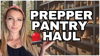 Prepper Pantry Haul  Stockpile on a Budget [upl. by Ceciley]