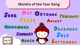 Months Of The Year Song  12 Months Of The Year  Kids Learning Songs amp Nursery Rhymes [upl. by Annahoj]